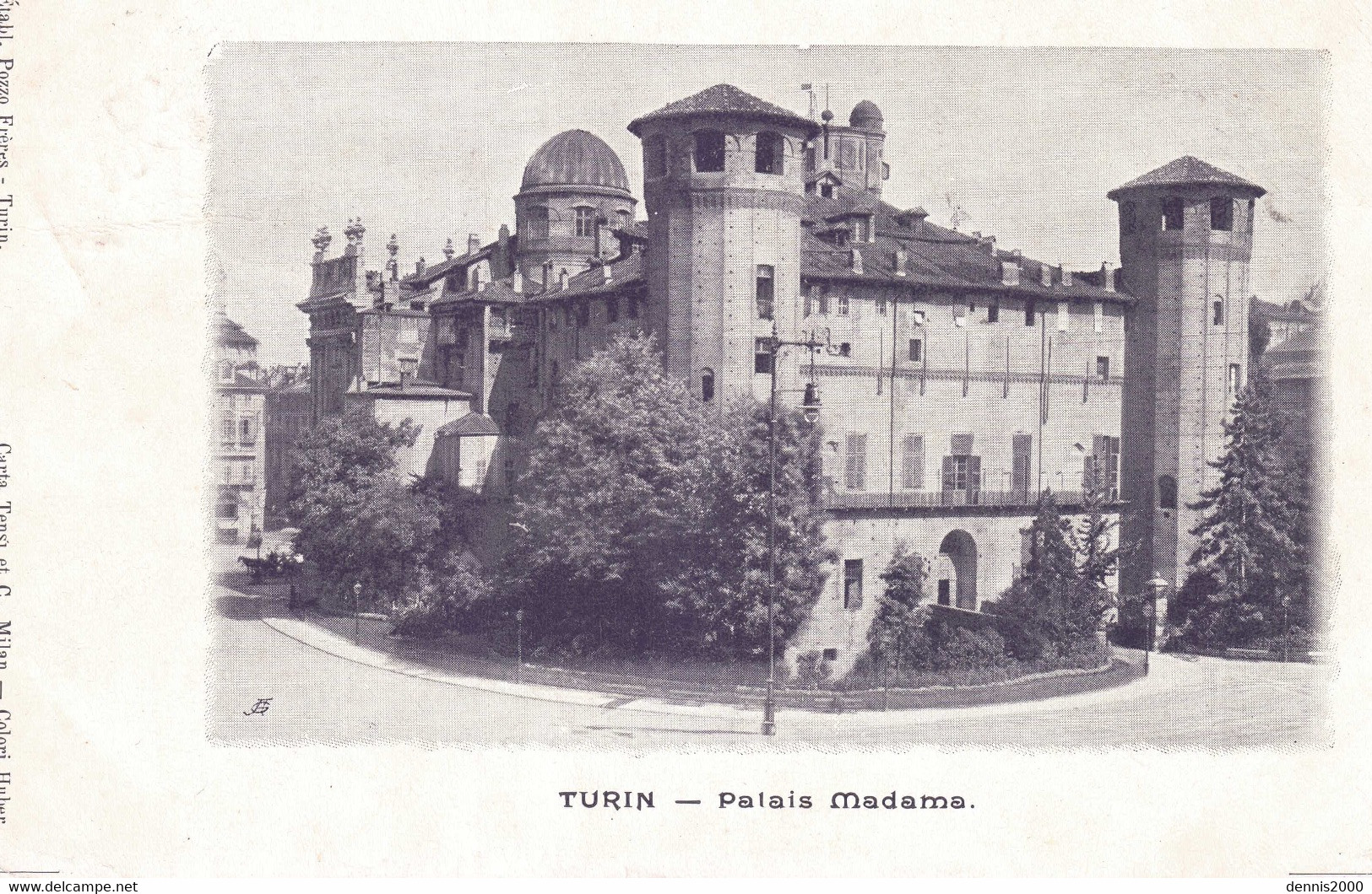 TURIN - TORINO - Palais Madama - Ed. Pozzo Frèes, Turin - Carta Tensi Et C., Milan - Palazzo Madama