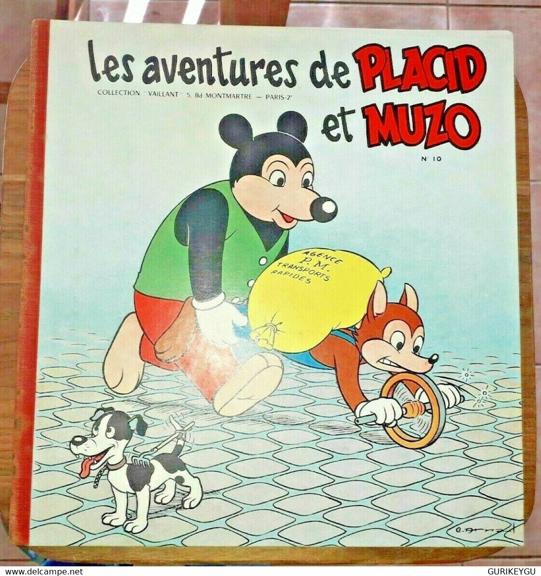 N° Très Très RARE Album Les Aventures De Placid Et Muzo N°10 Collection VAILLANT - Pif & Hercule