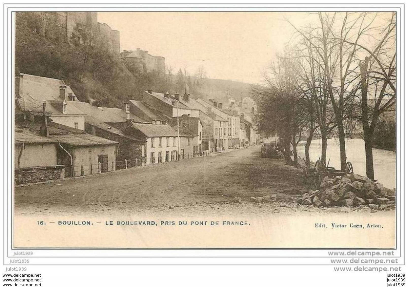 BOUILLON ..-- Le Boulevard ( Quai Du Rempart ) Pris Du Pont De France . - Bouillon