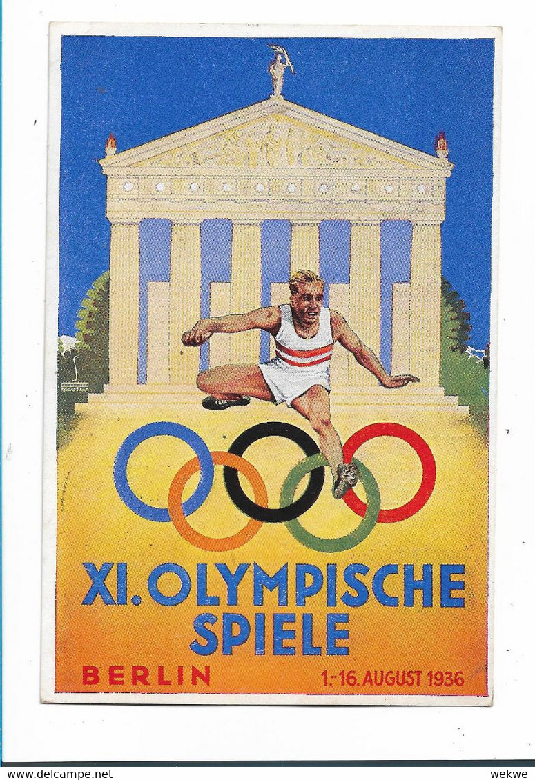 Oy197 / OLYMPIADE - Sonderkarte Des österr. Olympia-Fond 1936 - Sommer 1936: Berlin