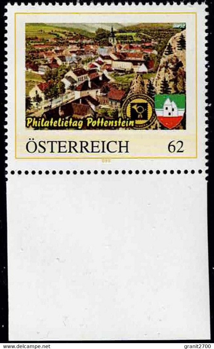 Philatelietag  Pottendorf  Ex Bogen Nr. 8031735  Ausgabetag 14.3.2012. Postfrisch Laut Scan. - Personnalized Stamps