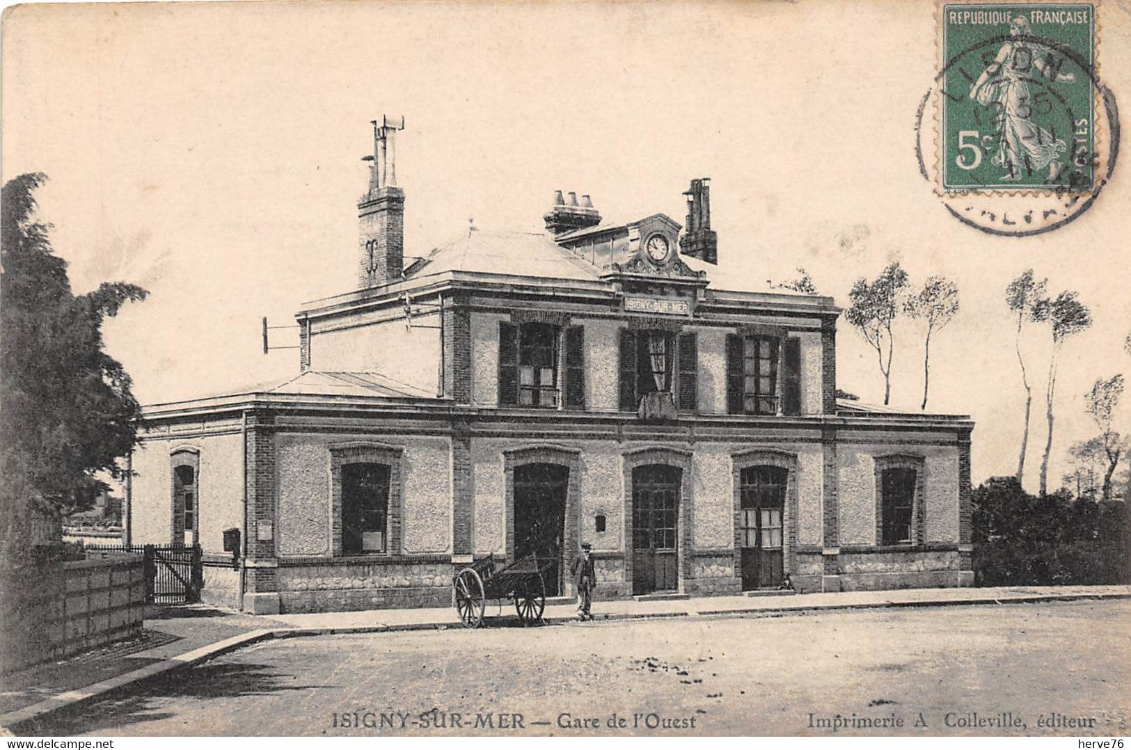 ISIGNY SUR MER - Gare De L'Ouest - Autres & Non Classés