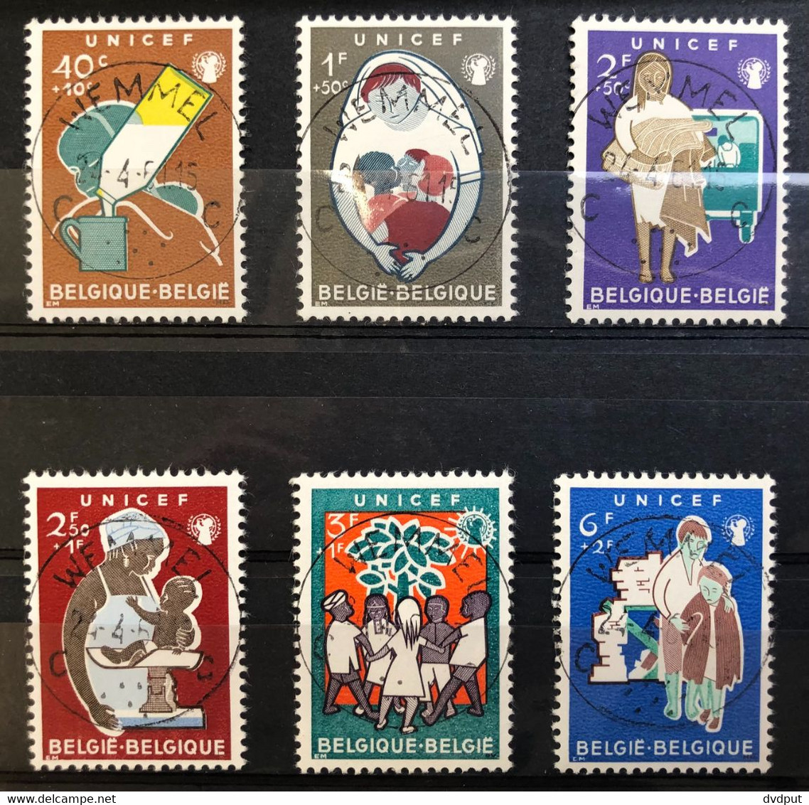 België, 1960, 1153/58, Mooi Centraal Gestempeld WEMMEL, OBP 8€ - Used Stamps