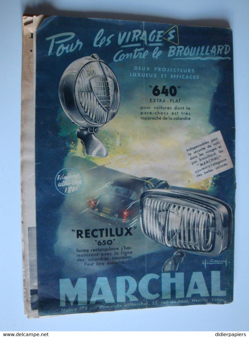 2 revues Action automobile touristique 1953, 12 heures de Reims,Tour de France en 3 étapes,l'usine Vespa,Panaméricaine.