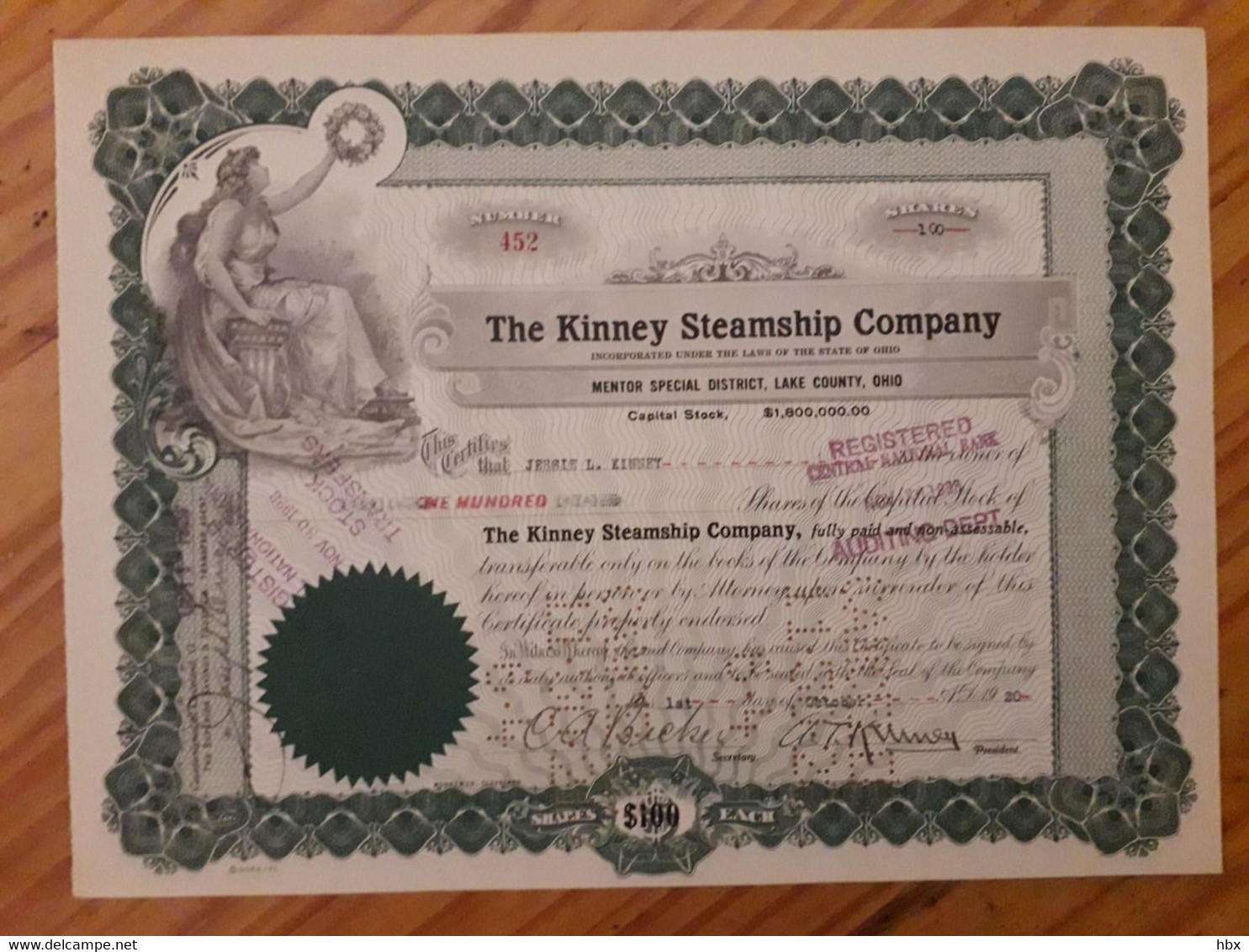 The Kinney Steamship Company - Navy