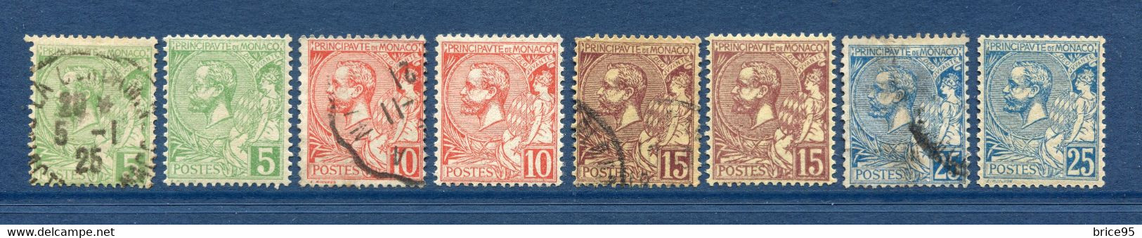 ⭐ Monaco - YT N° 22 à 25 - Neuf Sans Charnière Et Oblitéré - 1901 ⭐ - Used Stamps