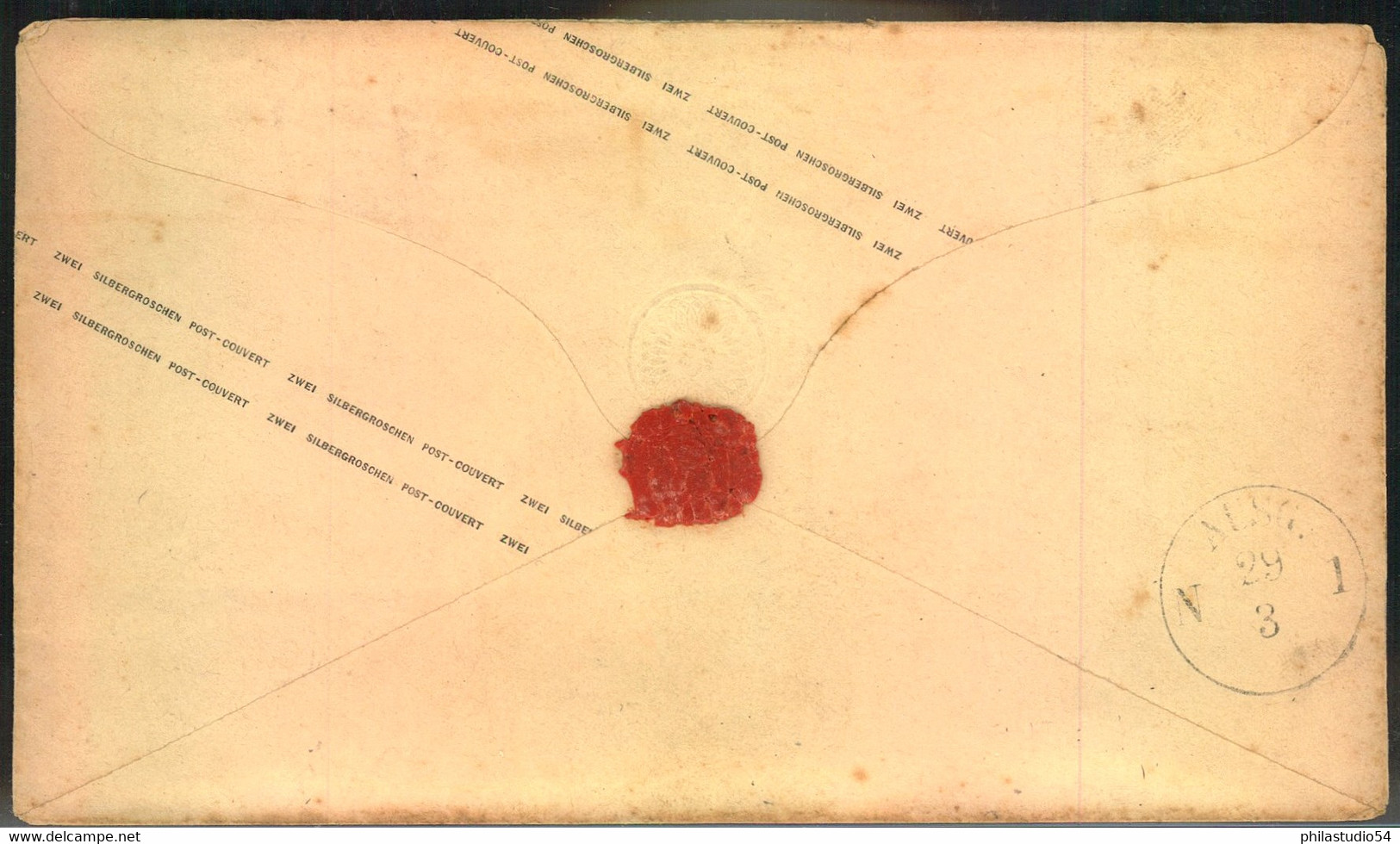 1965 (ca.), 2 Groschen Ganzsachenumschlag Ab ERKNER - Postwaardestukken