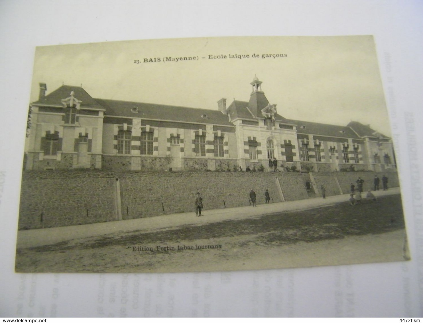 CPA - Bais  (53) - Ecole Laïque De Garçons - 1910 -  SUP  (GA 47) - Bais