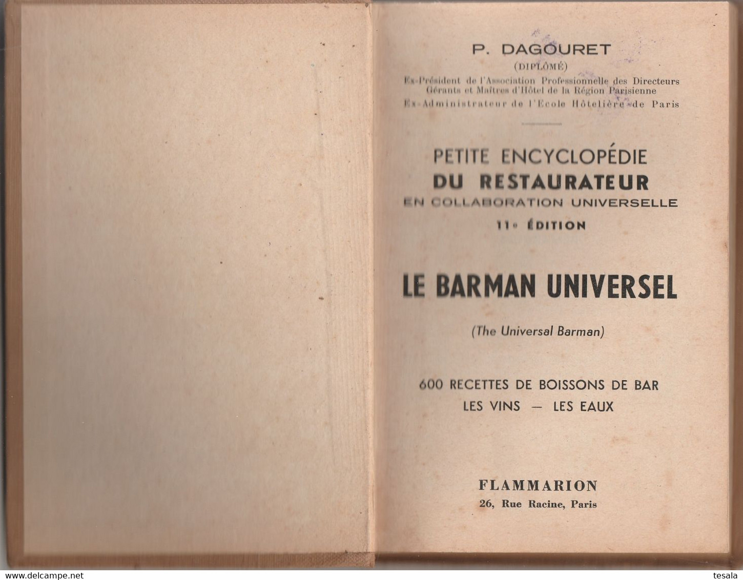 Le Barman Universel - Cooking & Wines