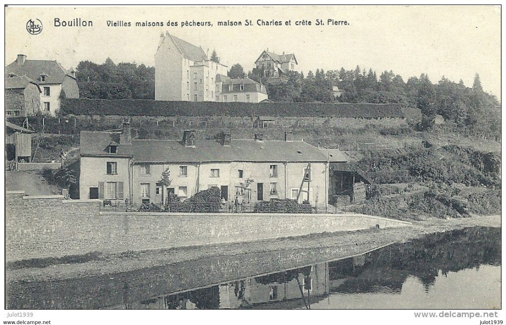 BOUILLON ..-- Maisons Des Pêcheurs . 1912 Vers MOLENBEECK . Voir Verso . - Bouillon