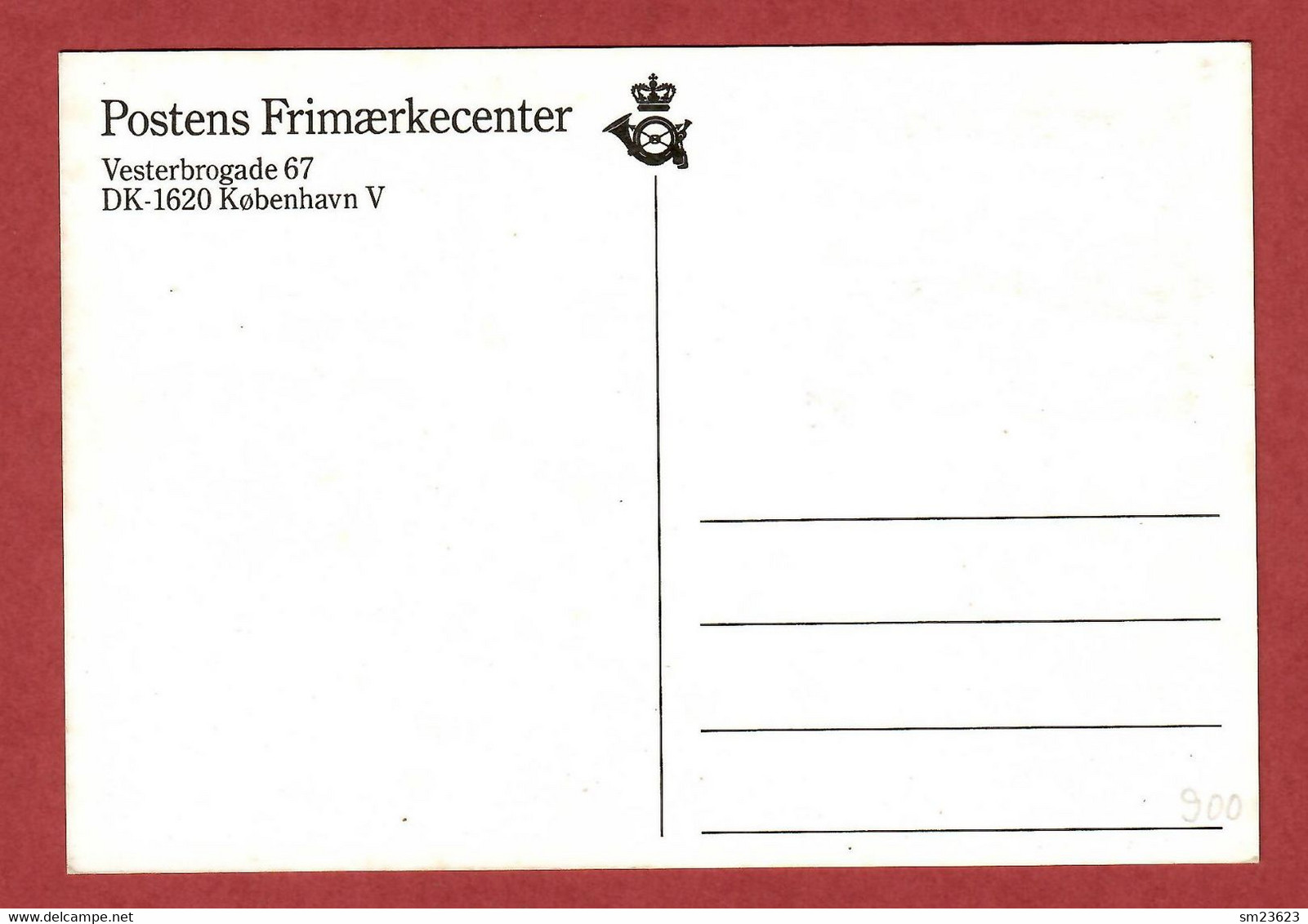 Dänemark 1987 Mi.Nr. 900 , Intern. Briefmarkenausstellung HAFINIA 87- Maximum Card - Köbenhavn 16.10.1987 - Cartes-maximum (CM)