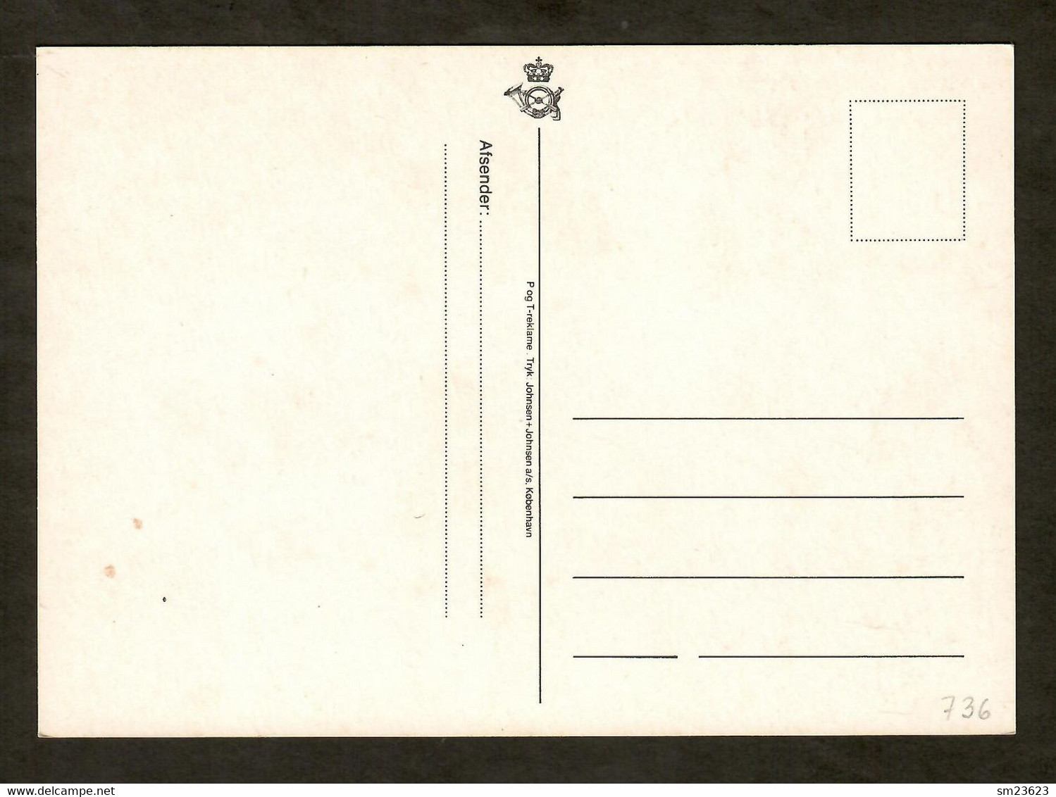 Dänemark 1981 Mi.Nr. 736 , Dänische Regionen (VIII) - Maximum Card - Köbenhavn 28.10.1983 - Maximumkaarten