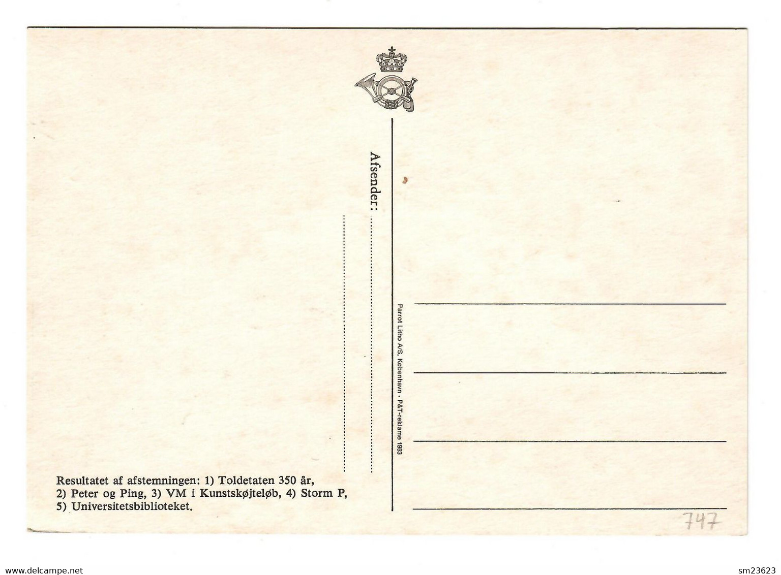 Dänemark 1982 Mi.Nr. 765 , 100 Geb. Von Robert Storm Petersen - Maximum Card - Köbenhavn 28.10.1983 - Cartes-maximum (CM)