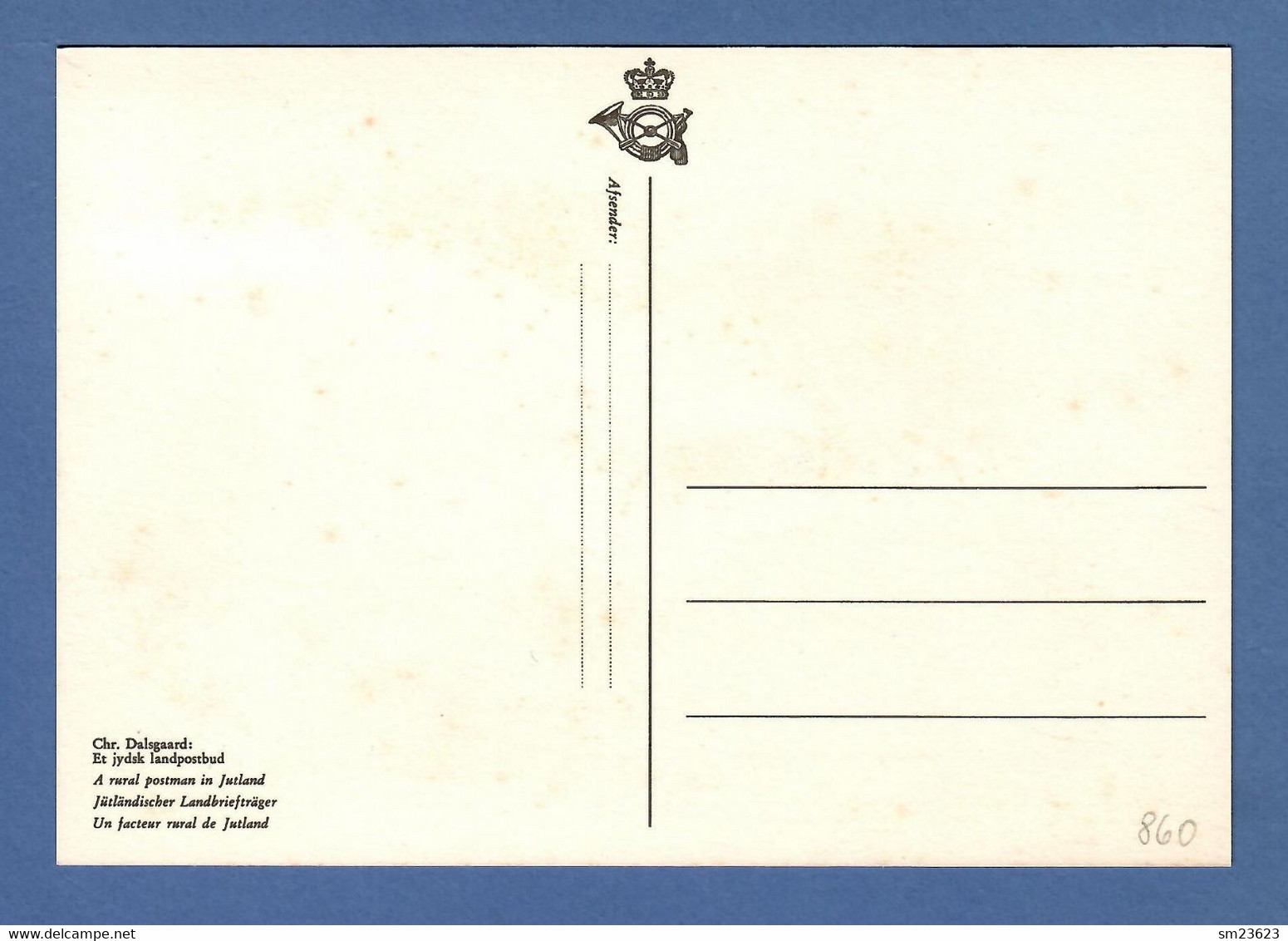 Dänemark 1986 Mi.Nr. 860 , Intern. Briefmarkenausstellung HAFINIA 87(II) - Maximum Card - Köbenhavn 10.4.1986 - Cartoline Maximum