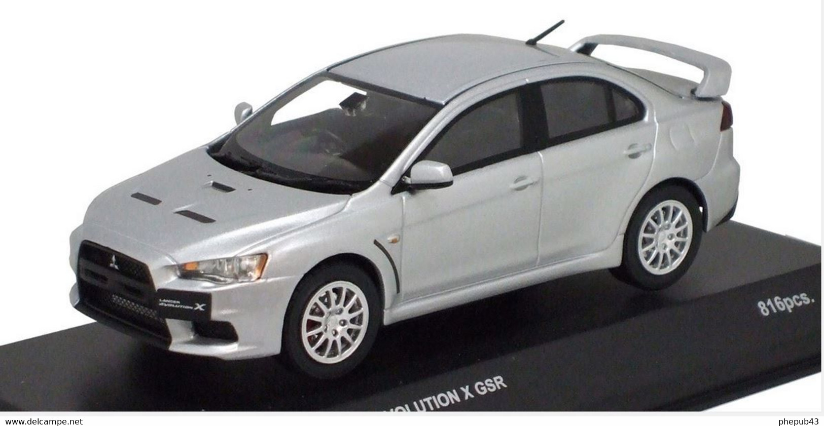 Mitsubishi Lancer Evo X GSR - Silver - Kyosho - Kyosho