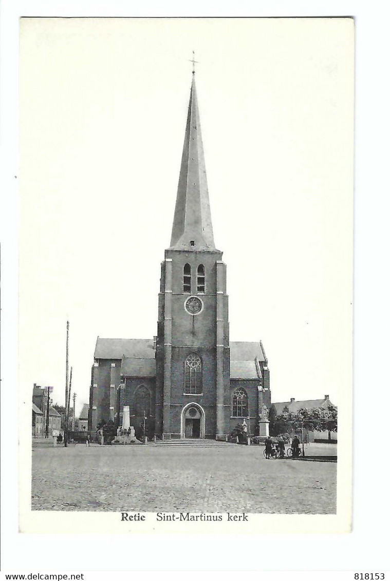 Retie   Sint-Martinus Kerk   Uitgave : Gevers-Melis , Retie - Retie