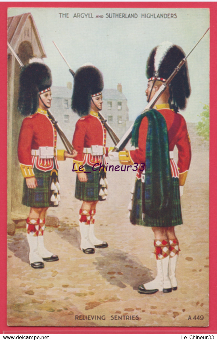 THE ARGYLL And SUTHERLAND  HIGLANDERS----ELIEVING SENTRIES - Uniformes