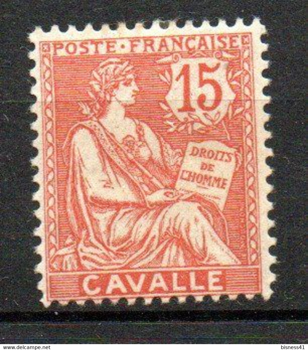 Col24 Colonies Cavalle  N° 12 Vermillon Neuf X MH Cote 16,00 € - Used Stamps