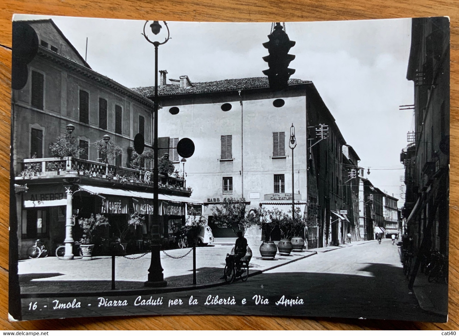 IMOLA - PIAZZA CADUTI PER LA LIBERTA' E VIA APPIA  - VIAGGIATA    - FGF196 - Imola