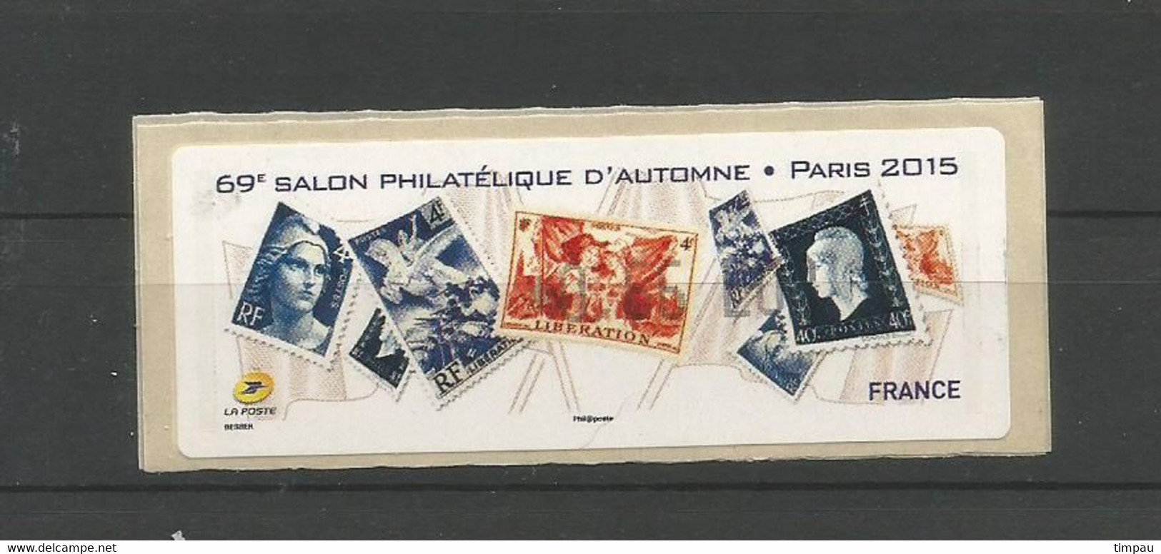 69e Salon D'automne PARIS 2015 - 1999-2009 Illustrated Franking Labels