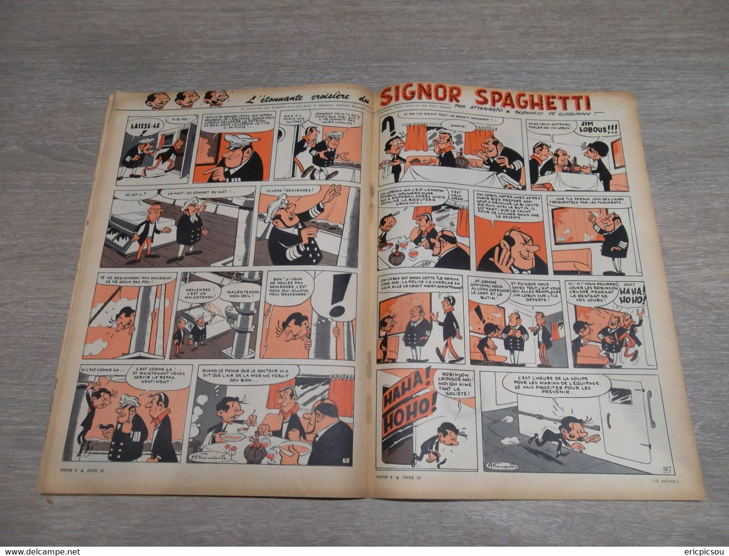 Tintin ( Magazine L'hebdomadaire ) 1960 N°8