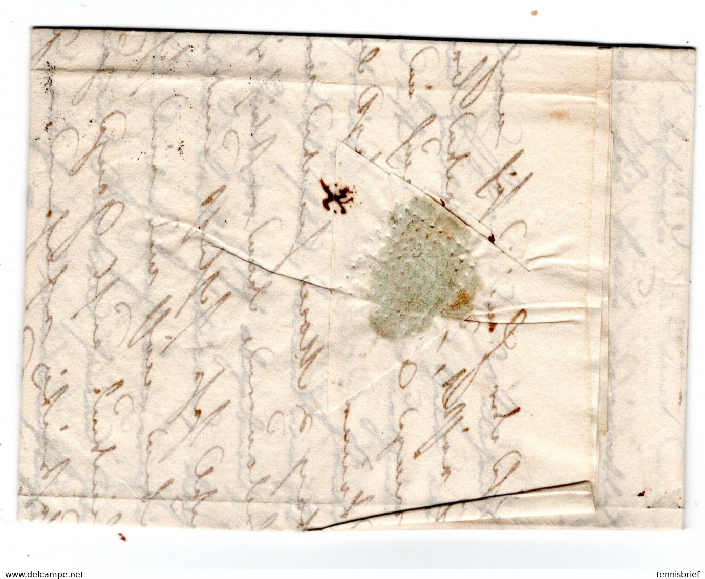 1824 , "P. MEMEL " Klarer L2 , Kpl- Brief ,inhalt Riga Nach  Rheims  #1180 - Briefe U. Dokumente