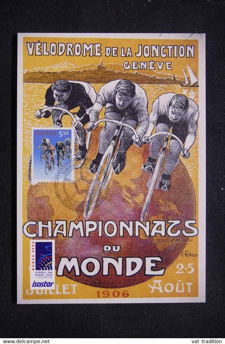 NORVÈGE - Carte Maximum En 1993 - Cyclisme - L 110662 - Tarjetas – Máximo