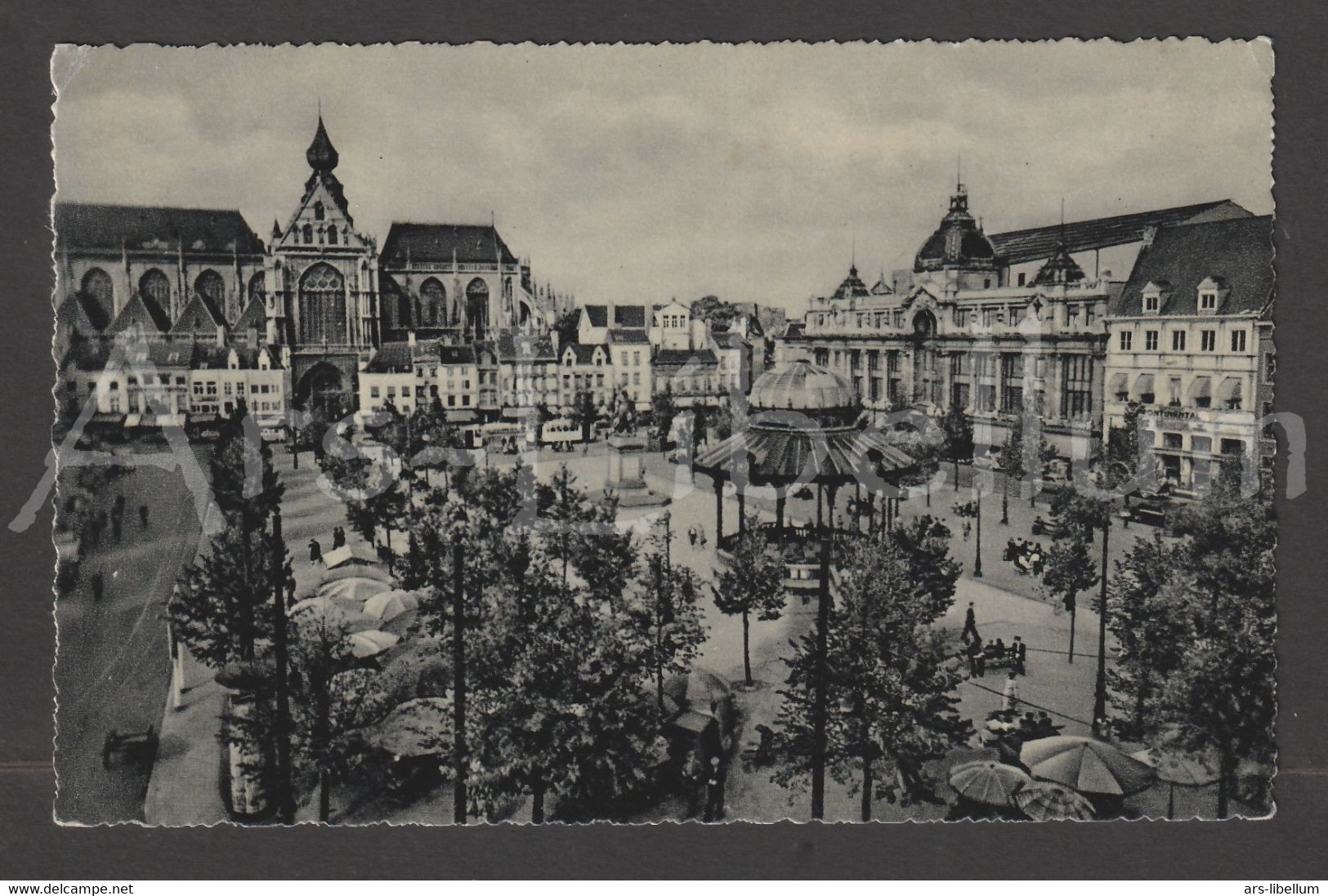 Postkaart / CPA / / Antwerpen / Anvers / Groenplaats / Standbeeld Rubens / Place Verte / Monument Rubens / 2 Scans - Antwerpen