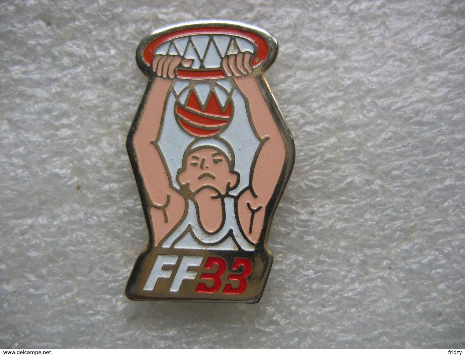 Pin's De La FFBB (Fédération Francaise De Basket Ball) - Basketball