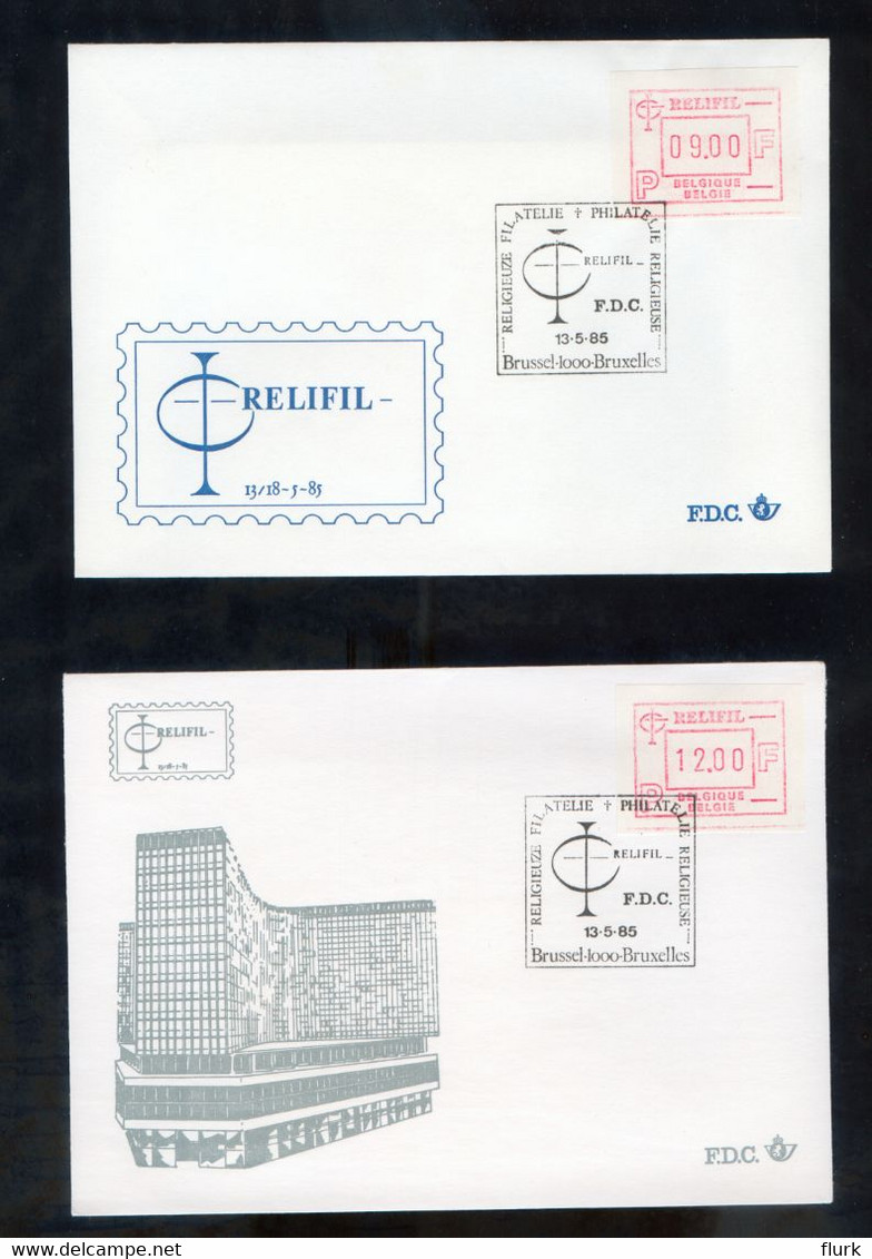 België FDC ATM60 Perfect (2 Scans) - Brieven En Documenten