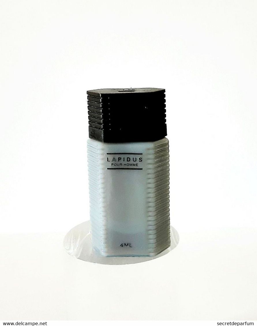 Miniatures De Parfum   LAPIDUS  Pour HOMME De TED LAPIDUS   EDT  4 ML - Miniatures Hommes (sans Boite)