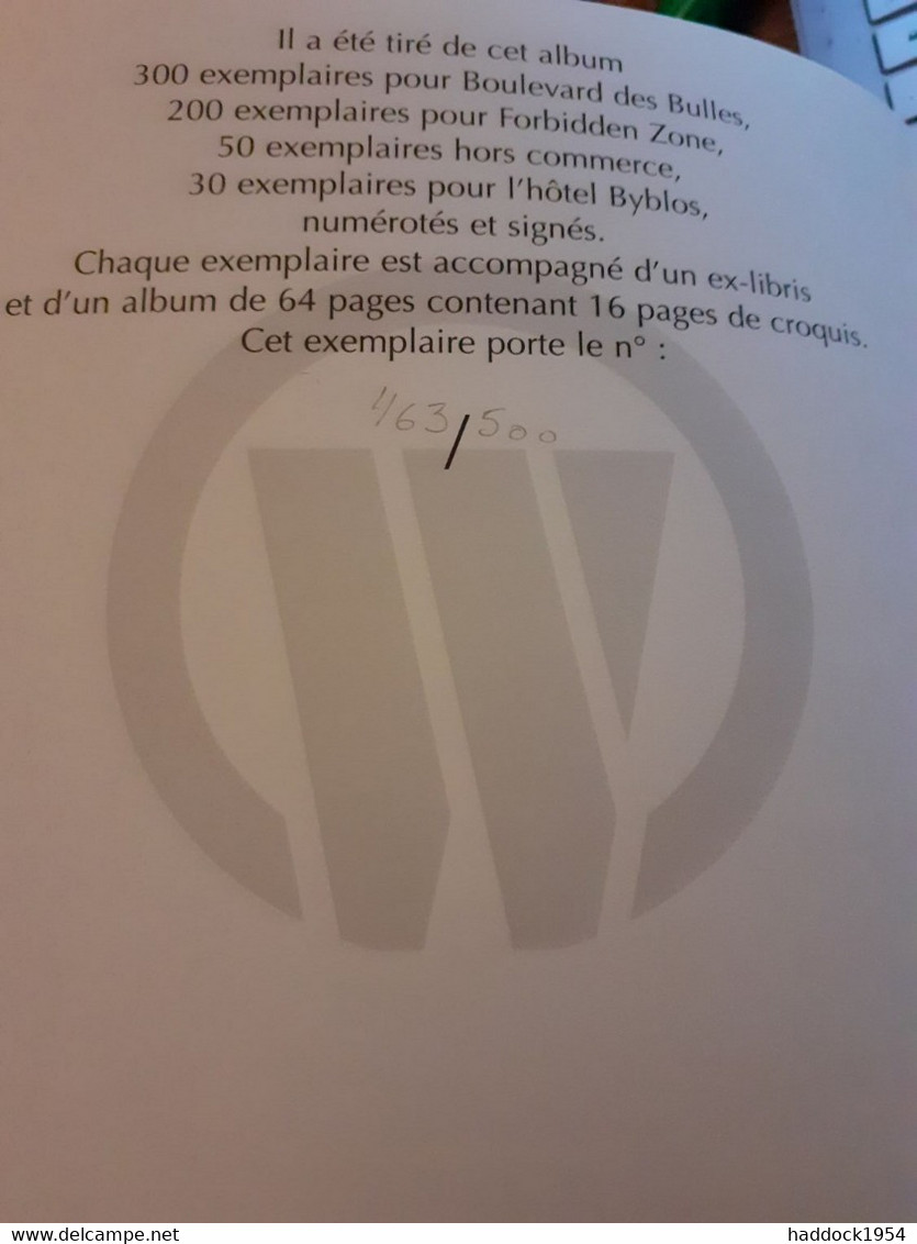 Les Trois Yeux Des Gardiens Du Tao Largo Winch PHILIPPE FRANCQ JEAN VAN HAMME Forbidden Zone Boulevard Des Bulles 2007 - Largo Winch