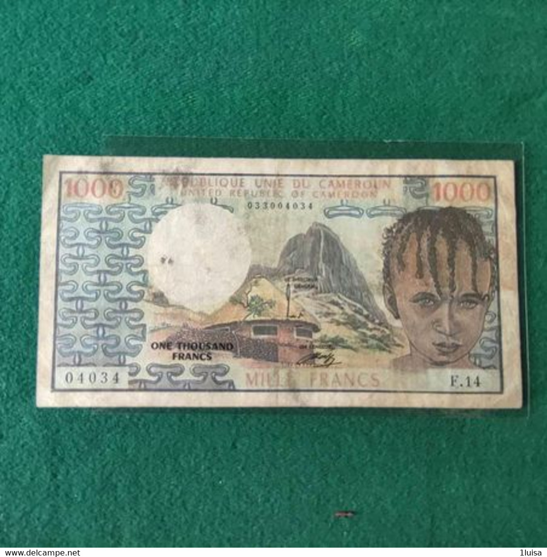 CAMEROUN 1000 FRANCS 1978 - Cameroun