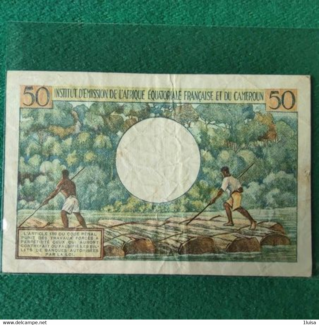 CAMEROUN 50 FRANCS 1957 - Cameroun