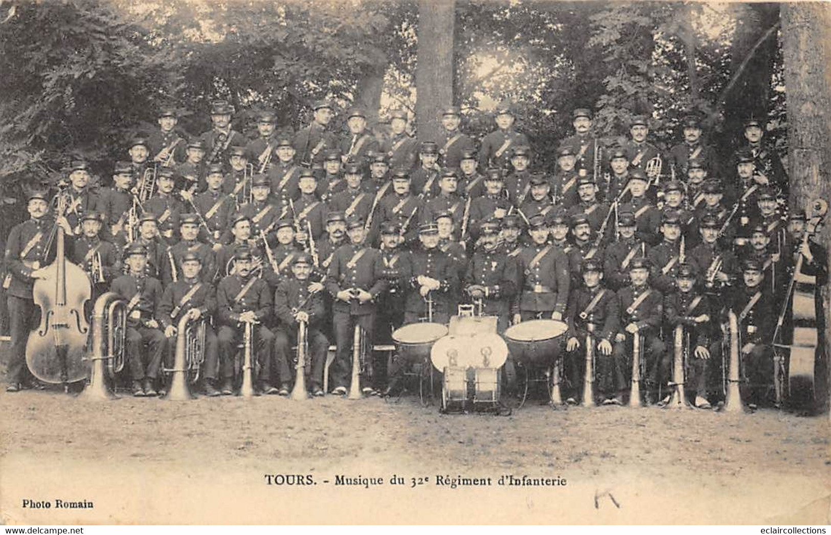 Tours    37        Militaria    Musique Du 32 ème Régiment D'infanterie    (voir Scan) - Tours