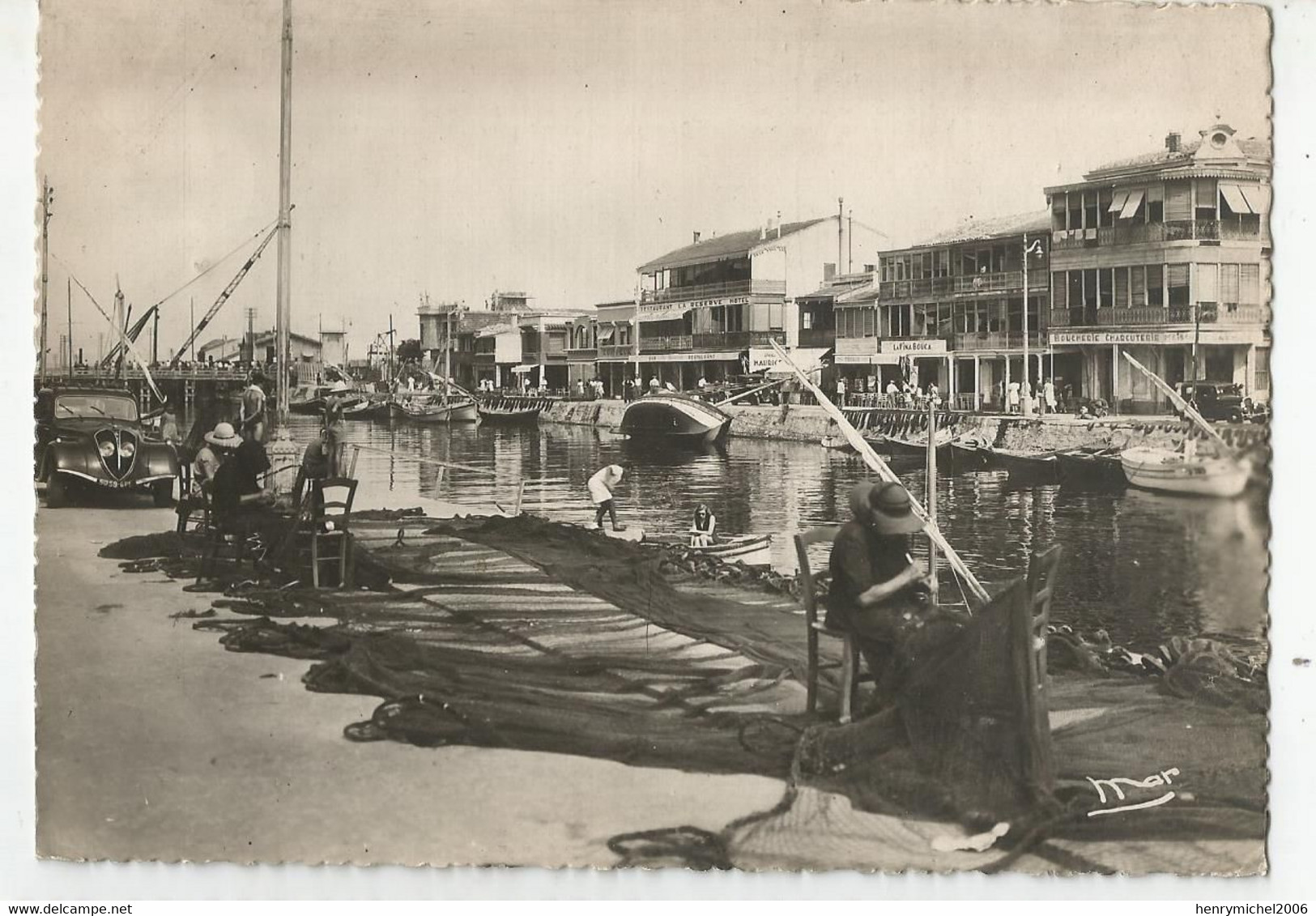 34 Hérault Palavas Les Flots  Réparation Des Filets De Peche Rive Gauche - Palavas Les Flots