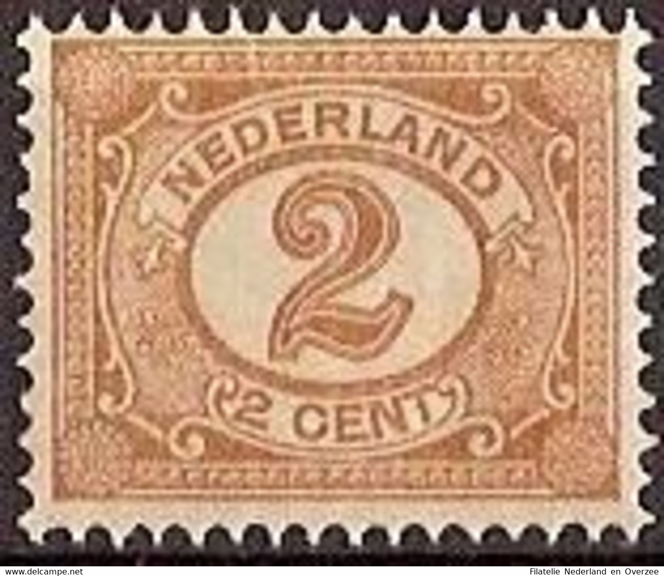 Nederland 1899 NVPH Nr 54 Ongebruikt/MH Cijfer - Ongebruikt