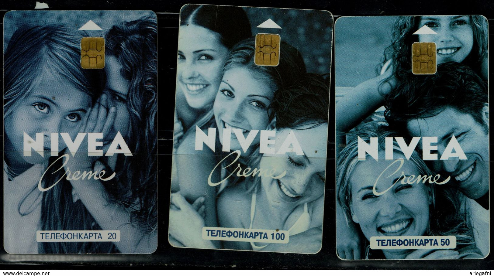 RUSSIA 1999 PHONECARD NIVEA CREME USED VF!! - Parfum