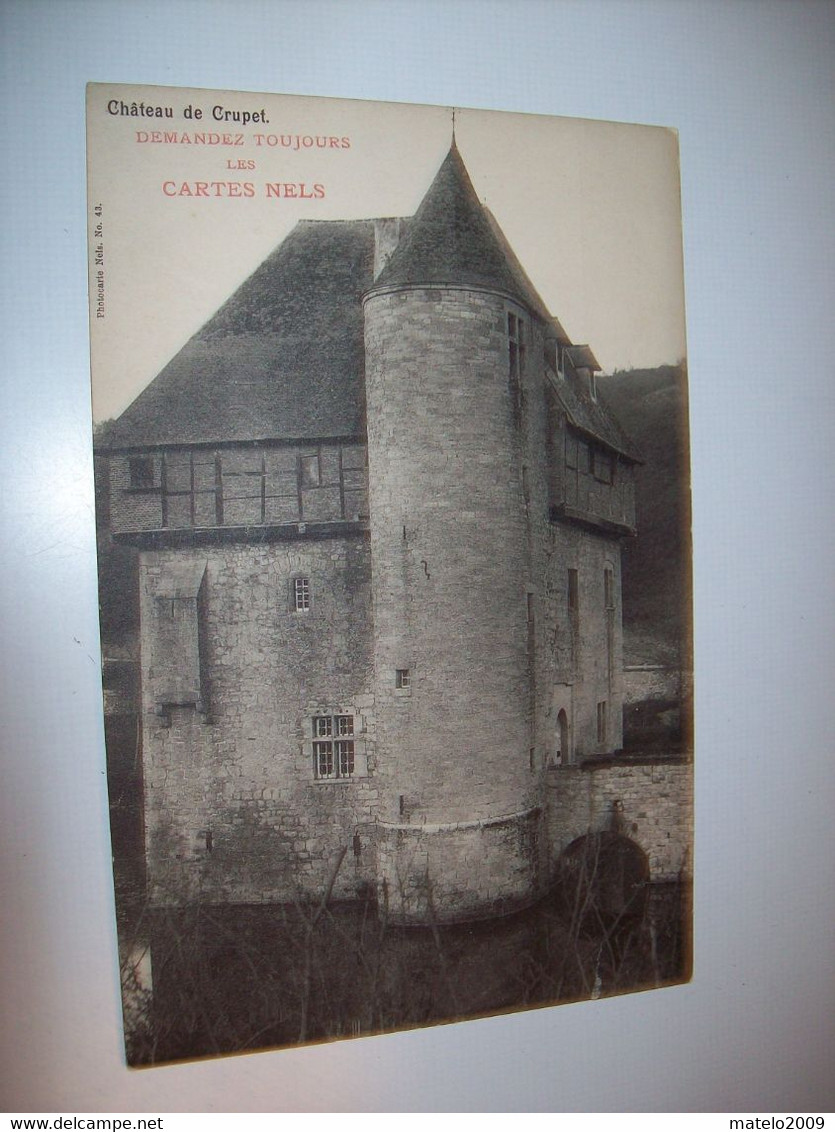 CRUPET ( 5330) Chateau Carte Géante Nels N 43 (20,5X13,5) - Assesse