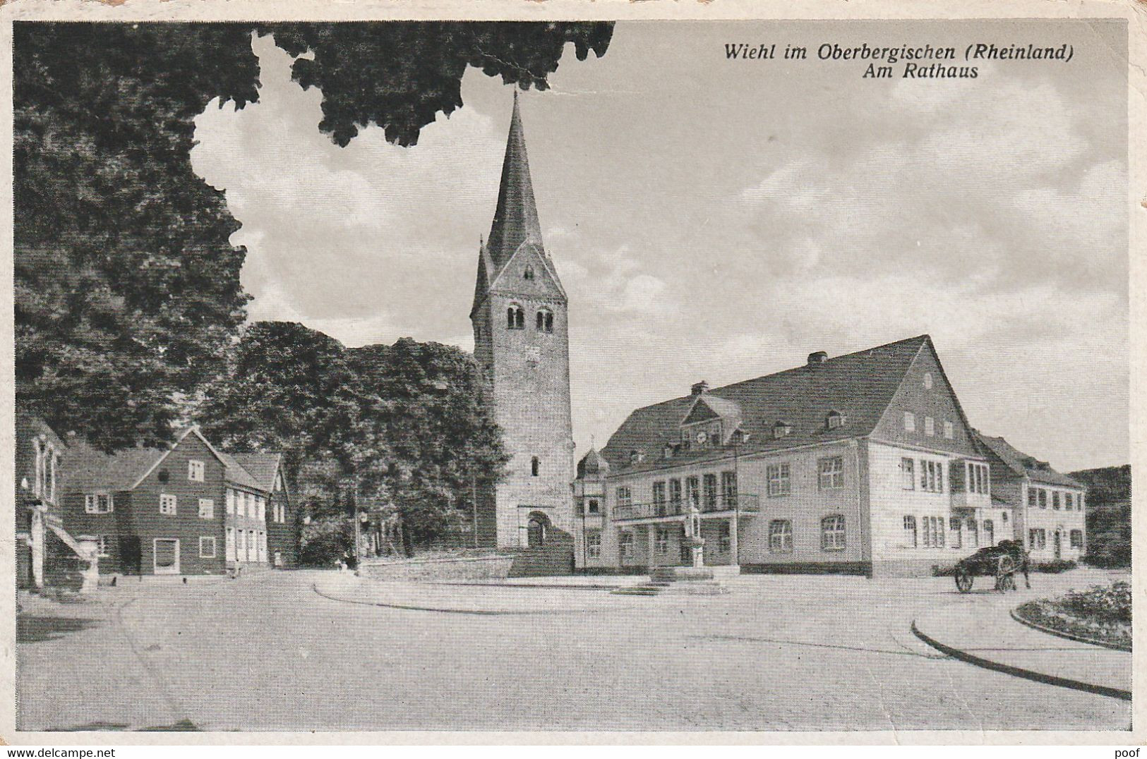 Wiehl Im Oberbergischen ( Rheinland ) : Am Rathaus - Wiehl