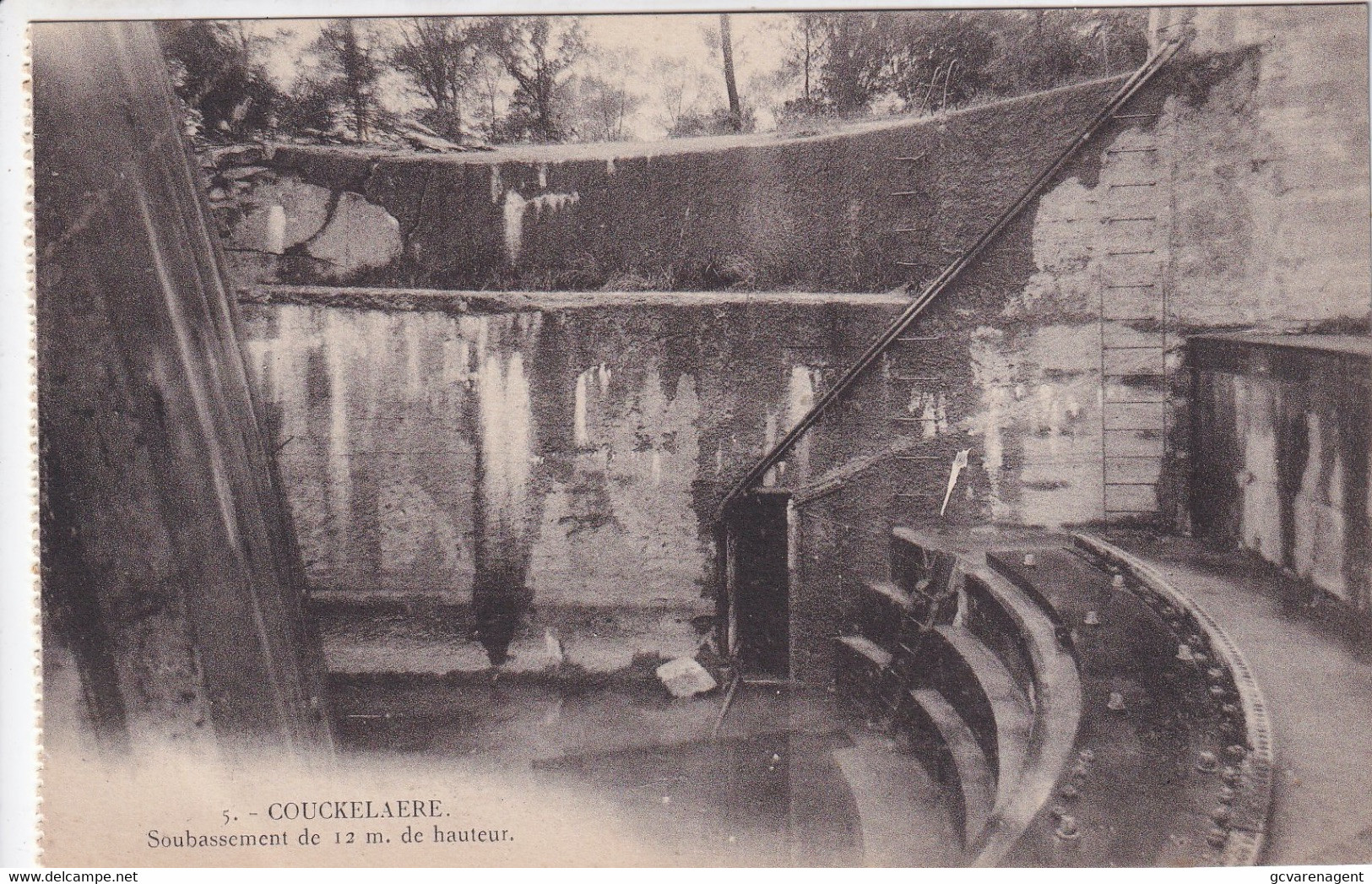 COUCKELARE    1914 - 1918 -   SOUSBASSEMENT DE 12 M. DE HAUTEUR - Koekelare