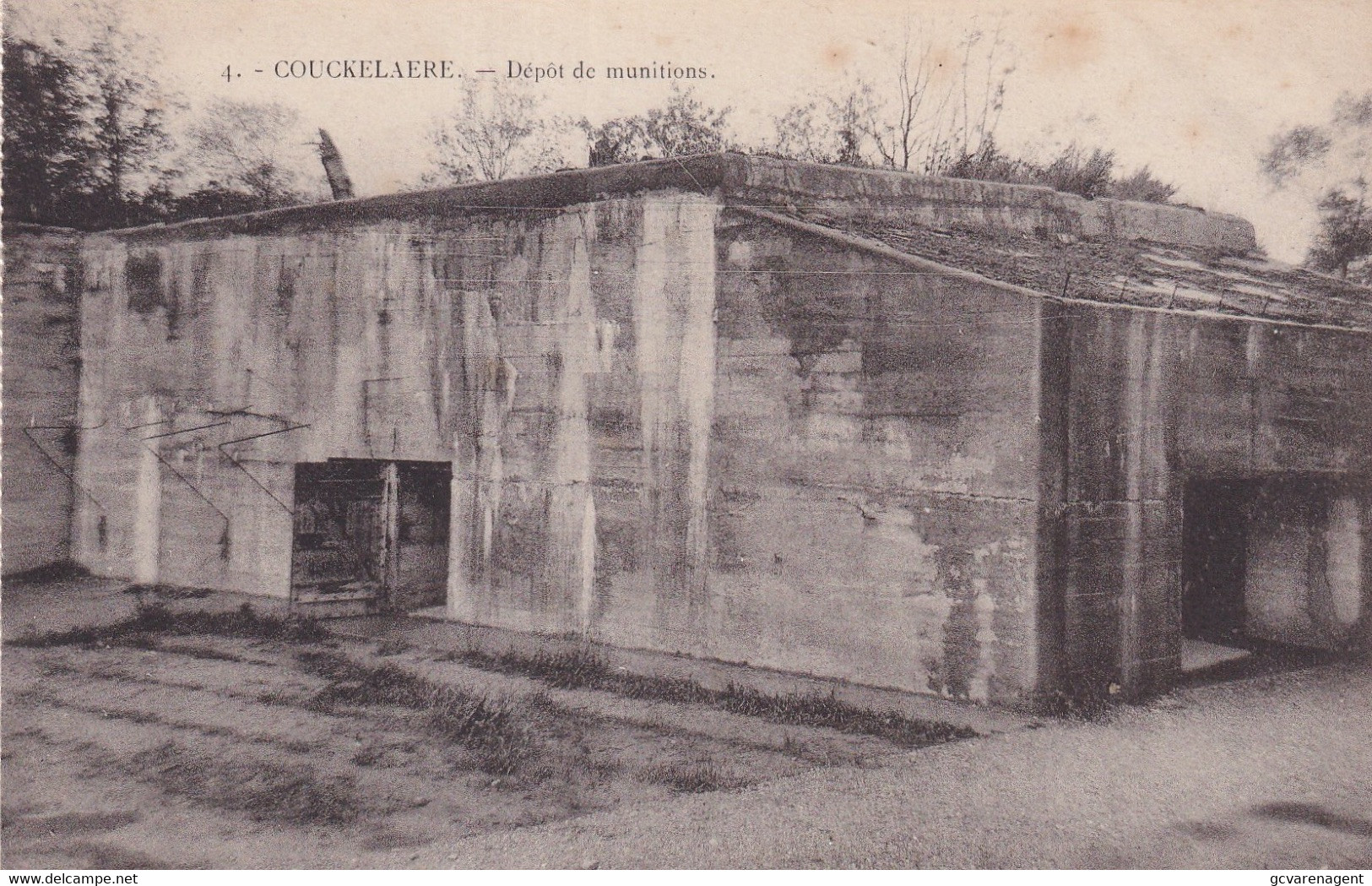 COUCKELARE    1914 - 1918 -   DEPOT DE MUNUTIONS - Koekelare