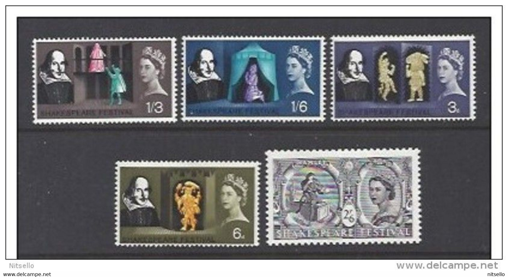 LOTE 2220  /// (C085) GRAN BRETAÑA YVERT Nº:382/386 * MH // CATALOG/COTE: 8,50€   ¡¡¡ JE LIQUIDE - LIQUIDATION !!! - Unused Stamps