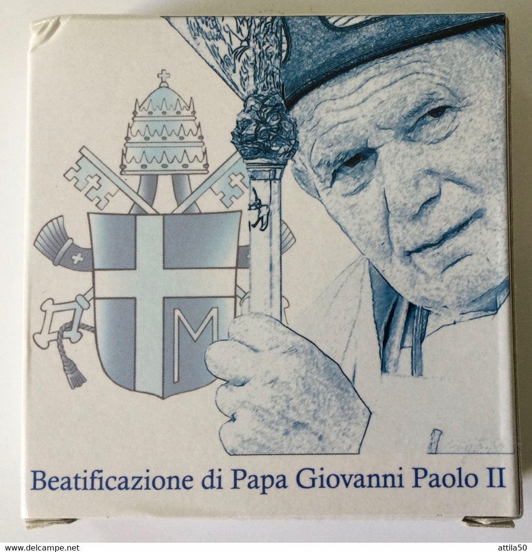 Vaticano- Papa Benedetto XVI Anno VII 2011 - € 5,00 D’argento 925 - Proof Con Astuccio Originale. - Notgeld