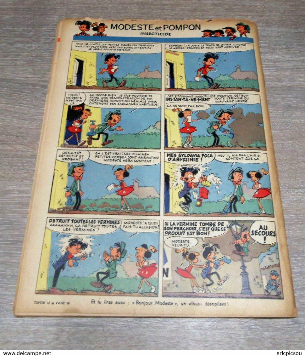 Tintin ( Magazine L'hebdomadaire ) 1960 N°18 ( 48 Pages )