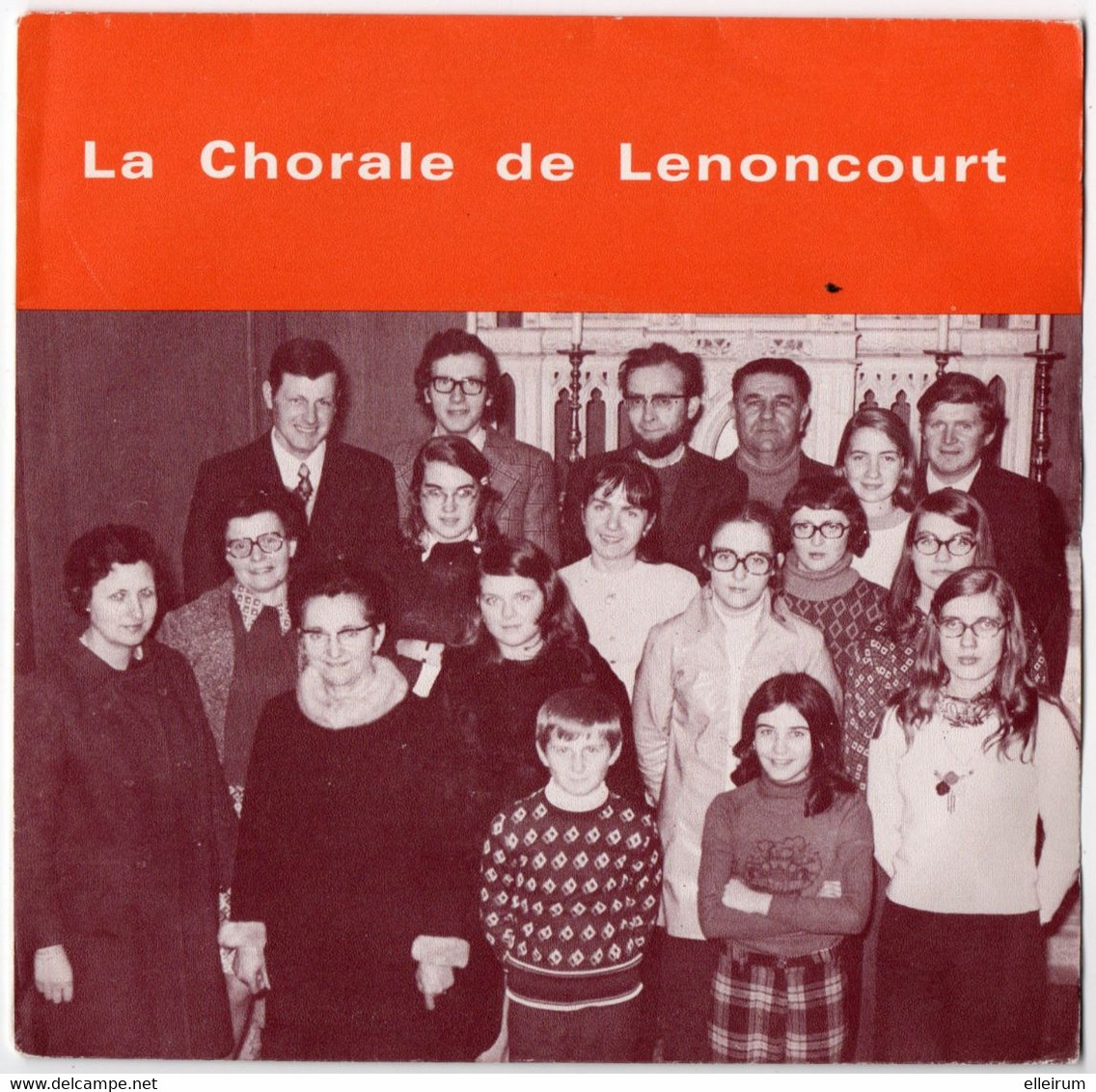 DISQUE VINYLE 45 T. LENONCOURT (56) LA CHORALE De LENONCOURT. - Christmas Carols