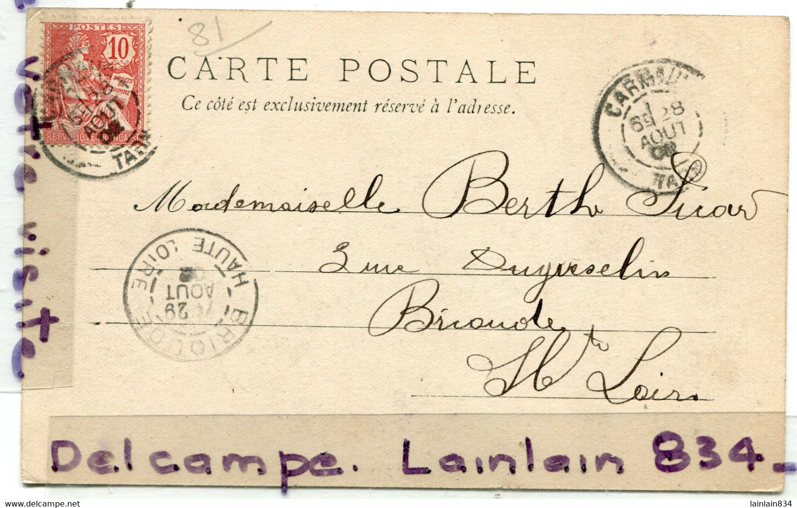 - 6 - CARMAUX - ( Tarn ) - Vue De CARMAUX, Précurseur, écrite, 1902, Cachets, Coins OK, TBE, Scans. - Carmaux