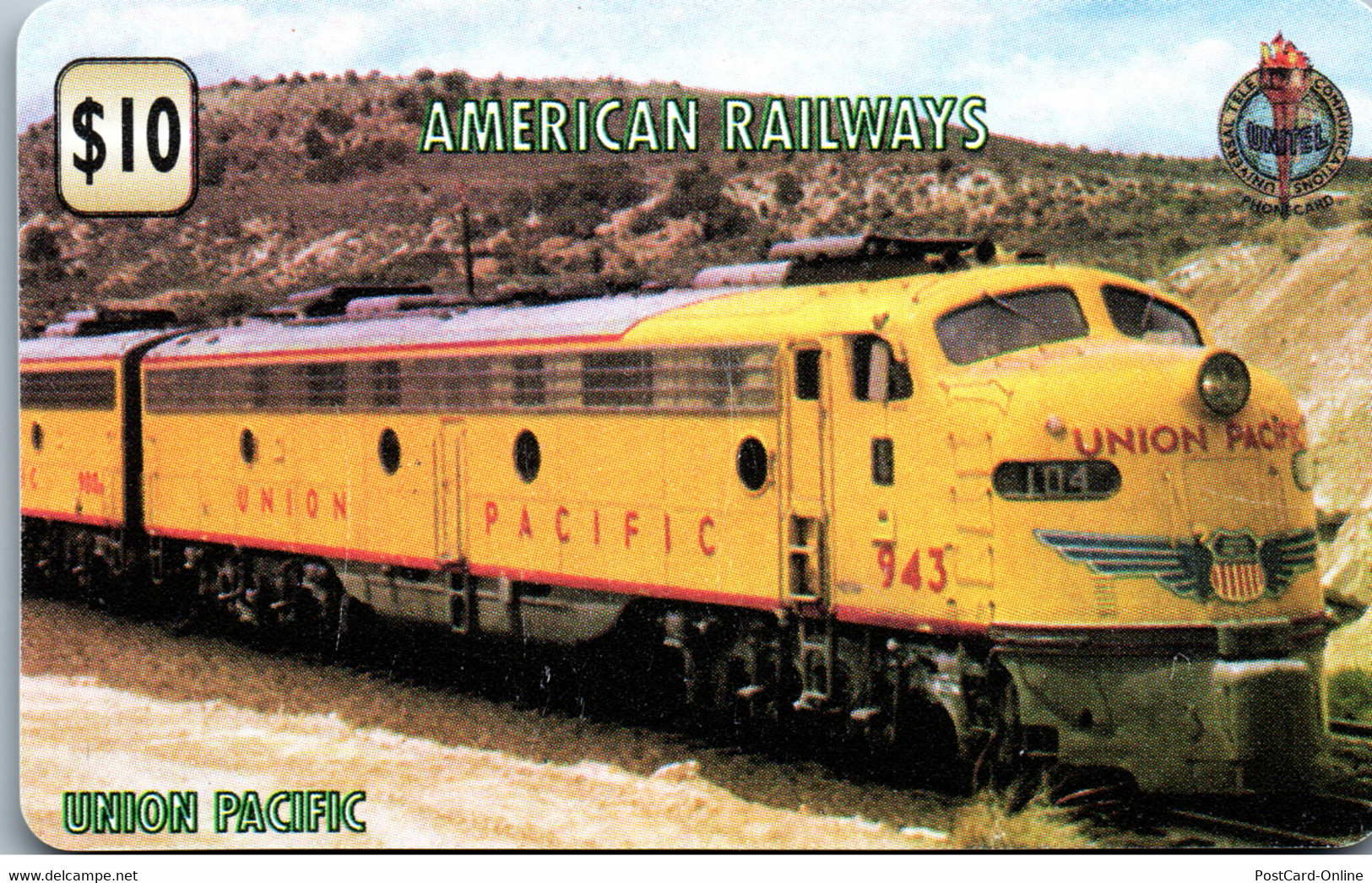 20345 - Großbritannien - Unitel , American Railways , Union Pacific - Sonstige & Ohne Zuordnung