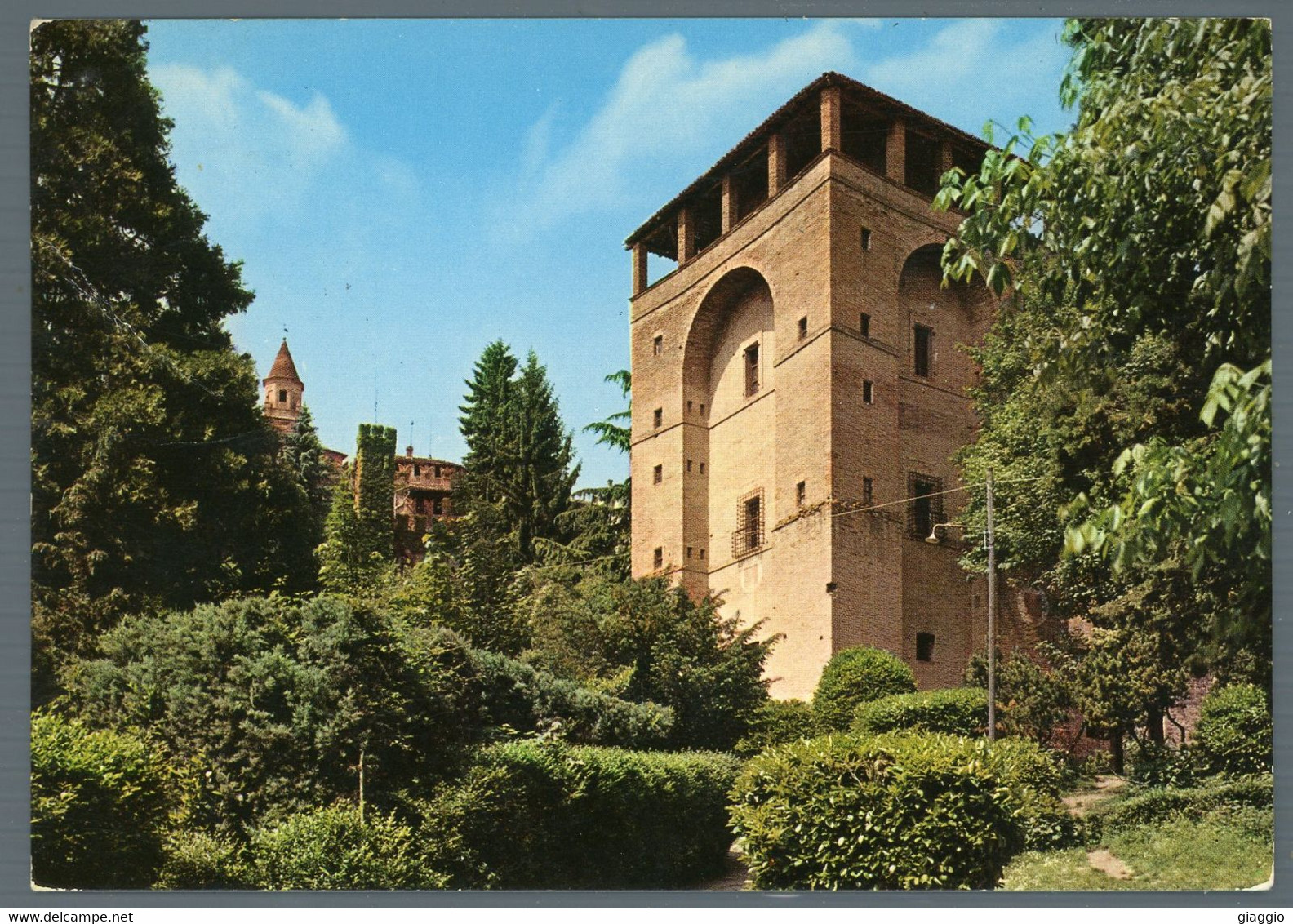 °°° Cartolina - Castell'arquato Il Torrione Viaggiata ( I ) °°° - Piacenza