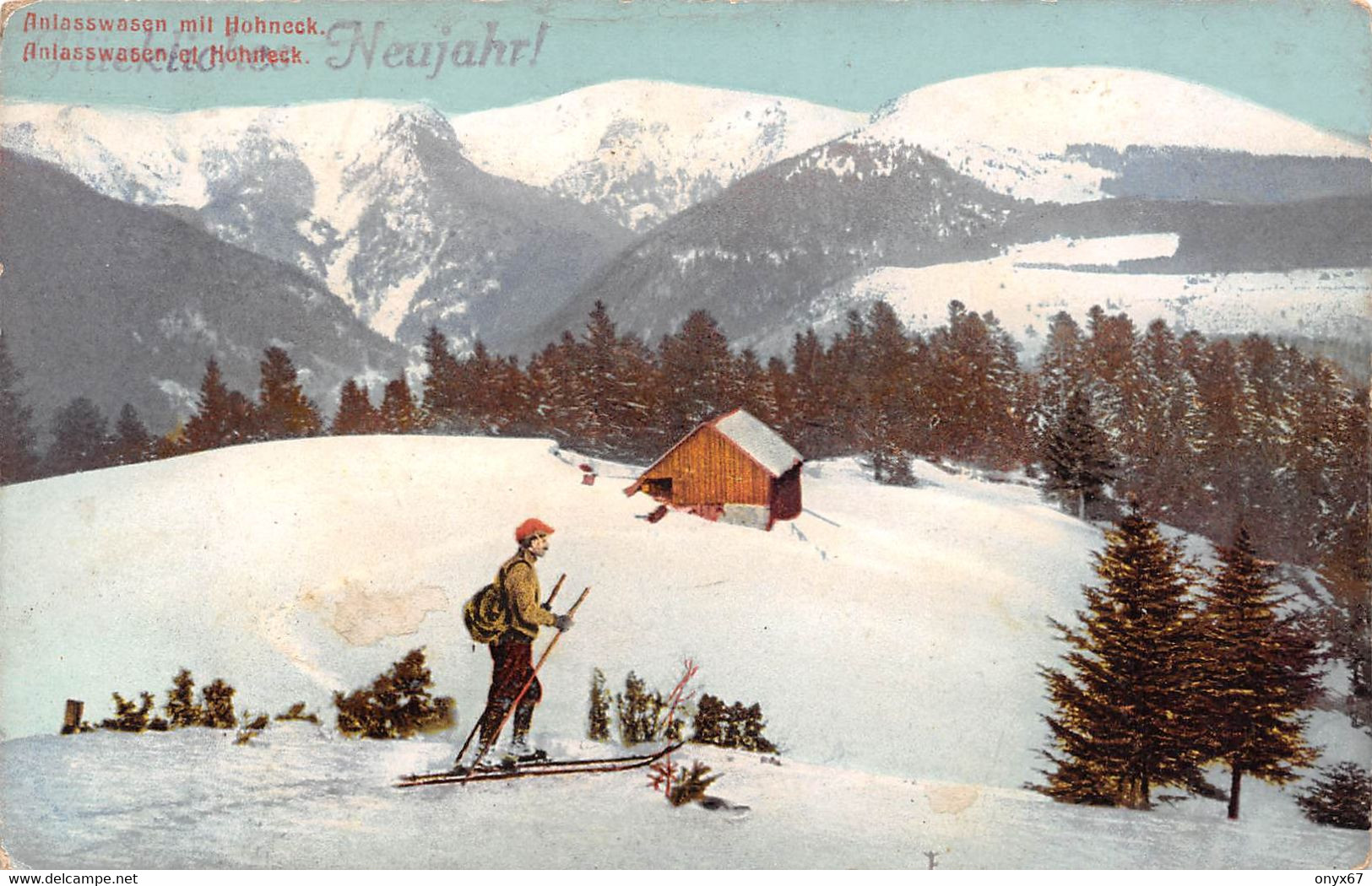 Vallée Munster-68-Hautes-Vosges-Hochvogesen-Münstertal-Hohneck-SKI-SKIEUR-SPORT D'HIVER-Neige-Ferme Auberge-Chaume - Winter Sports